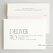 "Signature" - Holiday Cards in Eggnog by Olivia Kanaley Inman - FREE Recipient Addressing