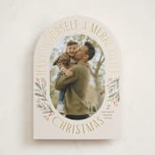 "merry little Christmas time" - Holiday Cards in Linen by Karidy Walker - Front