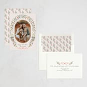 "Winter Wreath" - Holiday Cards in Leaf by Elly - Assembled
