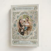 "Gilded Christmas" - Holiday Cards in Juniper by Paper Sun Studio - Folded Card