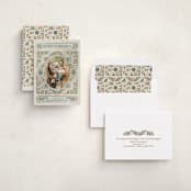 "Gilded Christmas" - Holiday Cards in Juniper by Paper Sun Studio - Assembled
