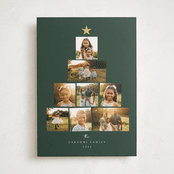 "Starry Tree" - Holiday Cards in Pine by Adelyn T. - Front