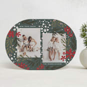 "Winter Wonderland" - Holiday Cards in Pine by Hudson meet Rose - Front