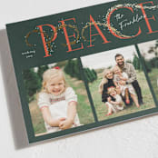 "Shimmering" - Holiday Cards in Pine by Paper Raven Co. - Detail