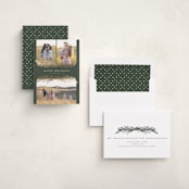 "Gilded Trio" - Holiday Cards in Fern by Michelle Taylor - Assembled
