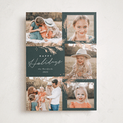 "Sparkling Pine" - Holiday Cards in Juniper by Rebecca Durflinger - Front