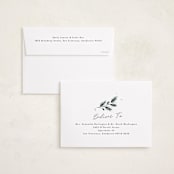 "Sparkling Pine" - Holiday Cards in Juniper by Rebecca Durflinger - FREE Recipient Addressing