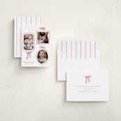 "Bows" - Holiday Cards in Snow by Baumbirdy - Assembled