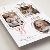 "Bows" - Holiday Cards in Snow by Baumbirdy - Detail