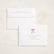"Bows" - Holiday Cards in Snow by Baumbirdy - FREE Recipient Addressing