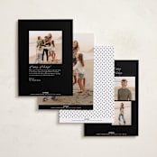 "Fancy Film" - Holiday Cards in Snowflake by Jessica Williams - Back of Card Options