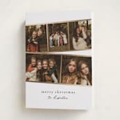 "Fancy Film" - Holiday Cards in Snowflake by Jessica Williams - Folded Card