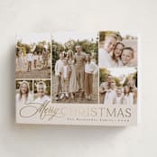 "classic layout" - Holiday Cards in Vanilla by Christy Hy Lee - Folded Card