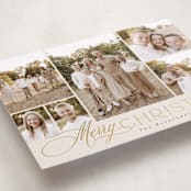 "classic layout" - Holiday Cards in Vanilla by Christy Hy Lee - Detail