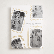 "Memories Framed" - Holiday Cards in Snow by Joyce Pinheiro - Front