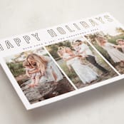 "Triple Happiness" - Holiday Cards in Snow by Juliana Zimmermann - Detail