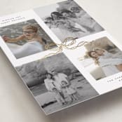 "Shimmering bow tie" - Holiday Cards in Vanilla by Creo Study - Detail