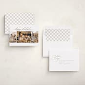 "Simple Trio" - Holiday Cards in Snowflake by Jessica Williams - Assembled