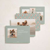 "Chic trio" - Holiday Cards in Winter by Creo Study - Back of Card Options