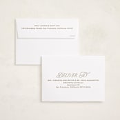 "Chic trio" - Holiday Cards in Winter by Creo Study - FREE Recipient Addressing