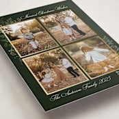 "Natural Holiday" - Holiday Cards in Juniper by Susan Moyal - Detail