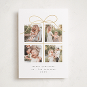 "Christmas Gift" - Holiday Cards in Snow by Jenny Millington - Front
