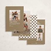 "Large Holidays" - Holiday Cards in Polar Bear by Ashlee Townsend - Back of Card Options