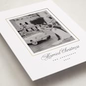 "Classic Gold Frame" - Holiday Cards in Snow by Brandy Folse - Detail