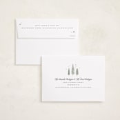 "Classic Gold Frame" - Holiday Cards in Snow by Brandy Folse - FREE Recipient Addressing