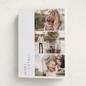 "Modern Simplicity" - Holiday Cards in Snowflake by Angela Thompson - Folded Card