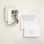 "Modern Simplicity" - Holiday Cards in Snowflake by Angela Thompson - Assembled