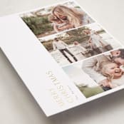 "Modern Simplicity" - Holiday Cards in Snowflake by Angela Thompson - Detail