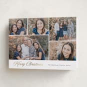 "merriment" - Holiday Cards in Snow by Rebecca Durflinger - Folded Card