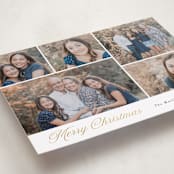 "merriment" - Holiday Cards in Snow by Rebecca Durflinger - Detail