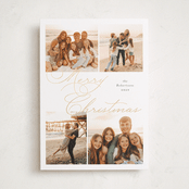 "Merry Four" - Holiday Cards in Snow by Emily Betts - Front