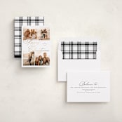 "Merry Four" - Holiday Cards in Snow by Emily Betts - Assembled