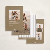 "Hampton House" - Holiday Cards in Snow by Erin L. Wilson - Back of Card Options