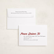 "Brilliant Shine" - Holiday Cards in Snow by Alicia Schultz - FREE Recipient Addressing