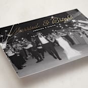 "Married and Bright" - Holiday Cards in Snow by Annie Holmquist - Detail