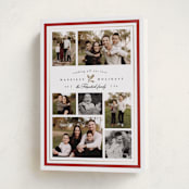 "Formal Holly" - Holiday Cards in Santa Suit by Everett Paper Goods - Folded Card