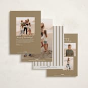 "Arch Border" - Holiday Cards in Cookie Dough by Brianne Larsen - Back of Card Options