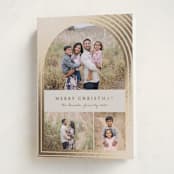 "Arch Border" - Holiday Cards in Cookie Dough by Brianne Larsen - Folded Card