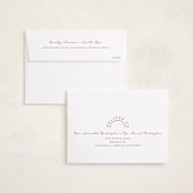 "Arch Border" - Holiday Cards in Cookie Dough by Brianne Larsen - FREE Recipient Addressing