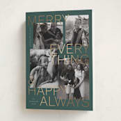 "Merry Everything" - Holiday Cards in Evergreen by Inkblot Design - Folded Card
