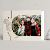 "Disney Mickey Sparkles" - Holiday Cards in Vanilla by Vera Lim - Folded Card