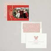 "Disney Mickey Sparkles" - Holiday Cards in Stocking by Vera Lim - Assembled