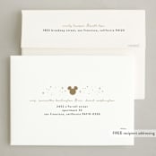 "Disney Mickey Sparkle" - Holiday Cards in Sparkle by Pixel and Hank - FREE Recipient Addressing