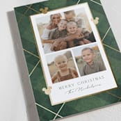 "Disney Mickey's Tartan Plaid" - Holiday Cards in Juniper by Susan Zinader - Detail