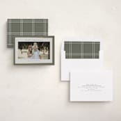 "Foil Frame" - Holiday Cards in Sage by Nicole Walsh - Assembled