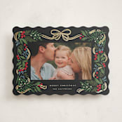 "sparkly holiday ribbon" - Holiday Cards in Orchard by Grae - Front